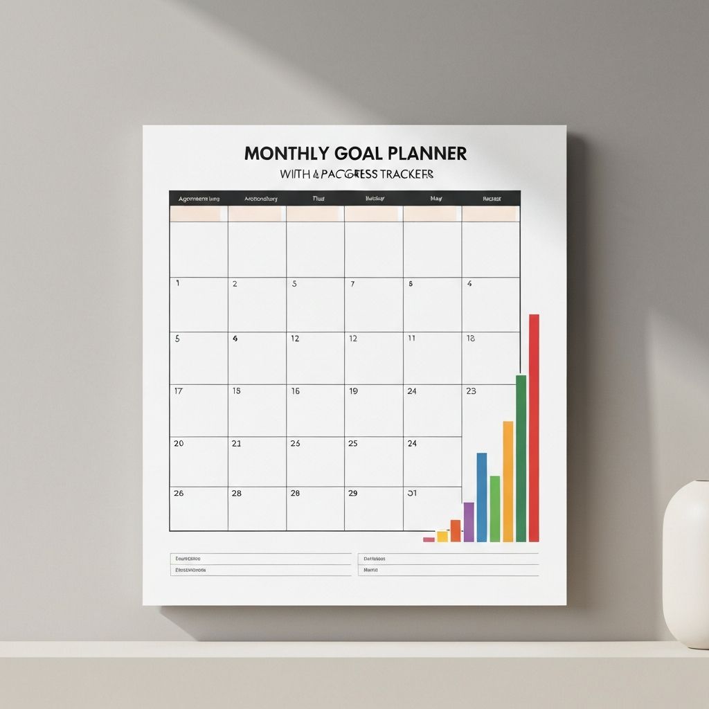 Monthly Goal Planner 2026